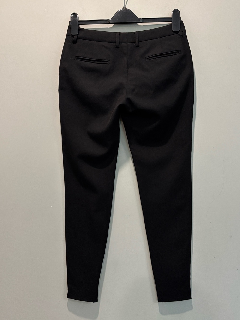 Saint Laurent Paris Black Wool Skinny Ankle Zip Trousers FR 38 US 6 - Picture 3 of 14